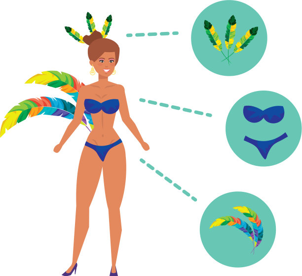 巴西加罗塔与配件信息图表图片下载