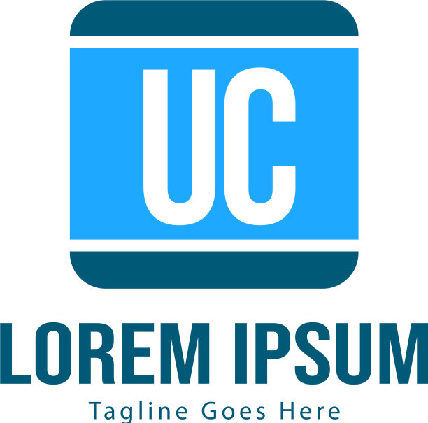 Uc字母logo设计创意现代Uc字母图片下载