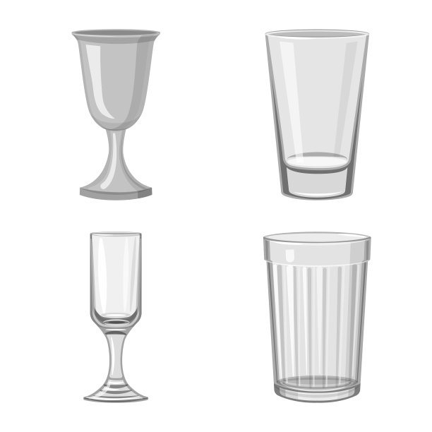 孤立物体容量和玻璃器皿符号图片下载