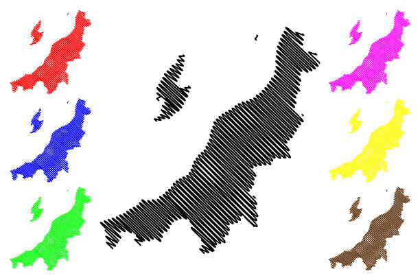 新泻县地图图片下载