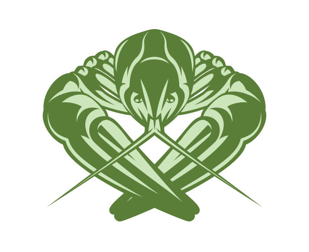 颜色与小龙虾在白色图片下载