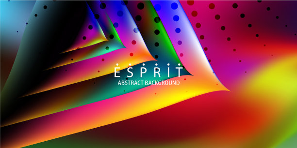 几何色彩抽象背景图片下载