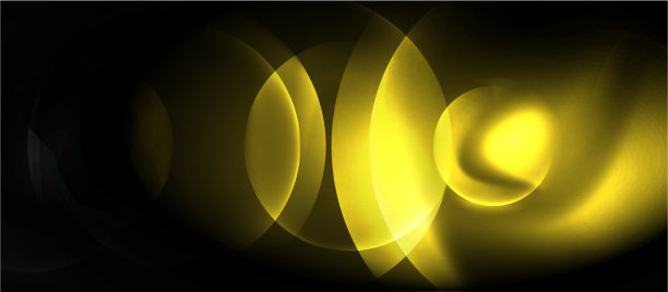 闪亮的霓虹灯圈抽象背景图片下载