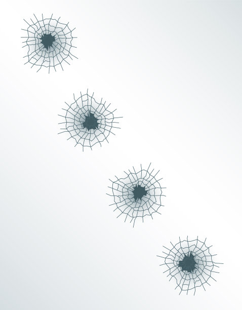 墙上的黑洞或地上的破墙图片下载