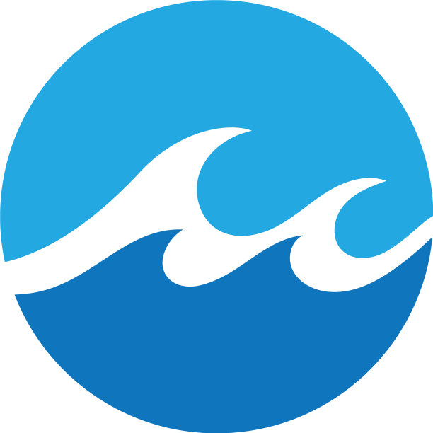 水波设计标志图片下载