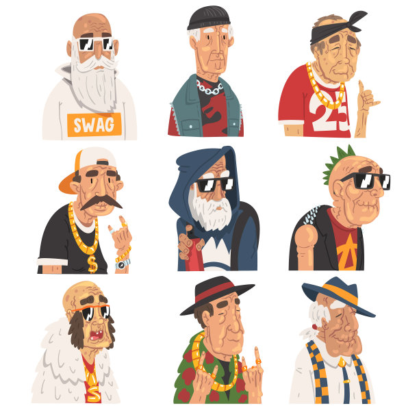 时尚老爷们穿上老爷们的服装图片下载