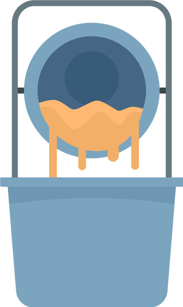 面粉厂图标平面风格图片下载