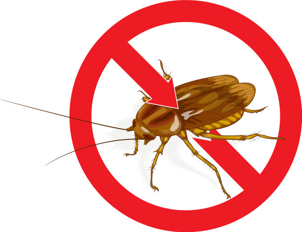 阻止蟑螂标志图片下载