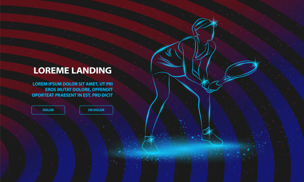 职业女子网球运动员准备就绪图片下载