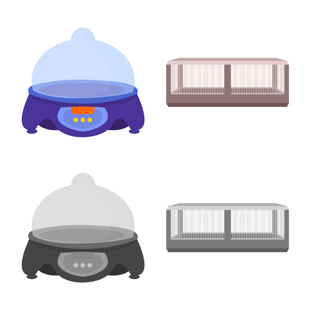 孤立的对象农村和植物图标集图片下载