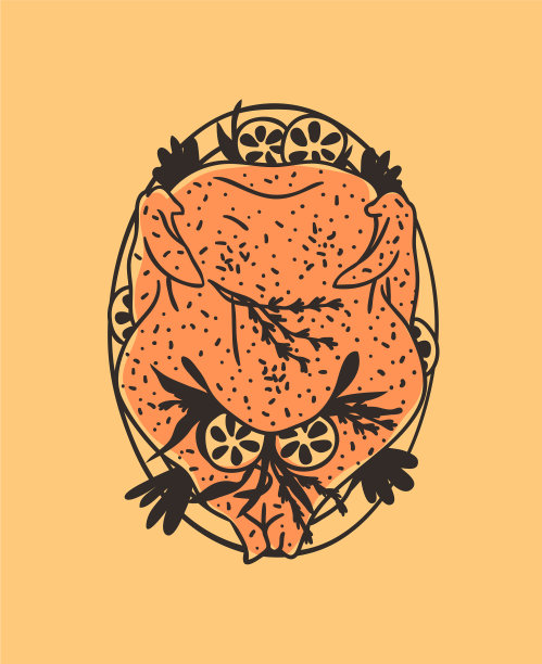 手绘秋假创意水墨艺术作品图片下载