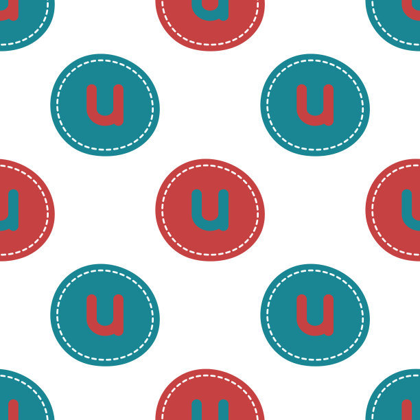 纹理字母u两种颜色图片下载