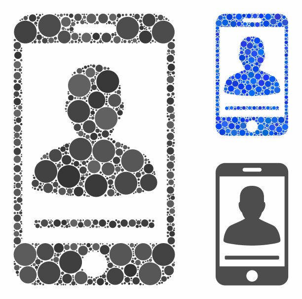 移动联系人组成图标球图片下载