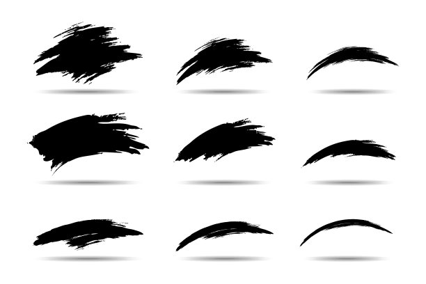 笔触设置手绘垃圾笔刷图片下载