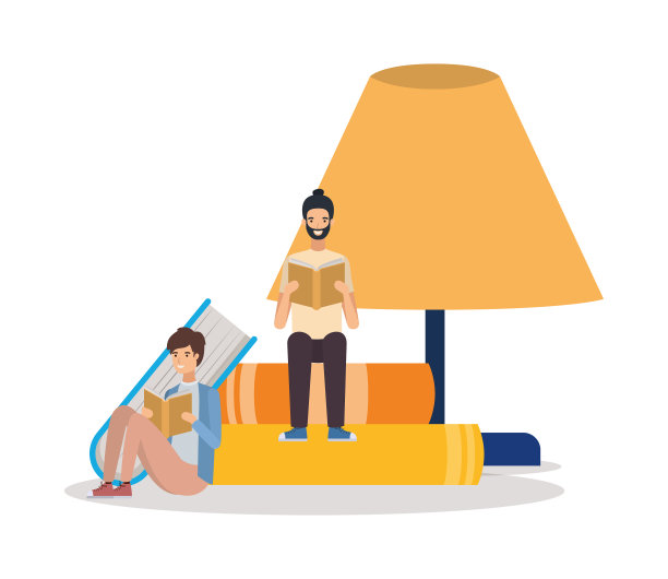 一群读书的男孩图片下载