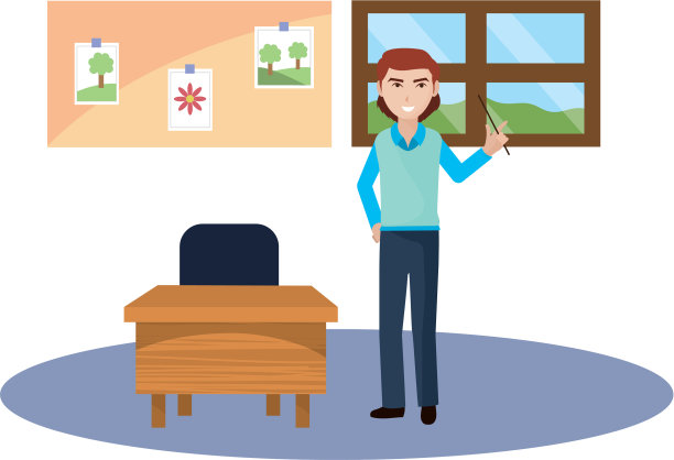 学校男人老师卡通图片下载