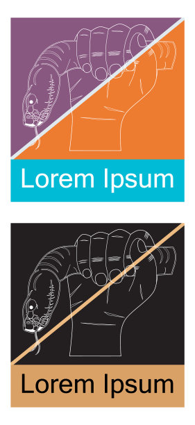 手握蛇图片下载