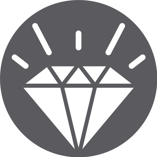 钻石标志模板图片下载