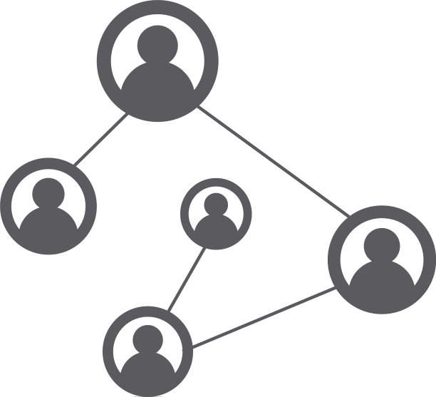 人们的网络和社会图标图片下载