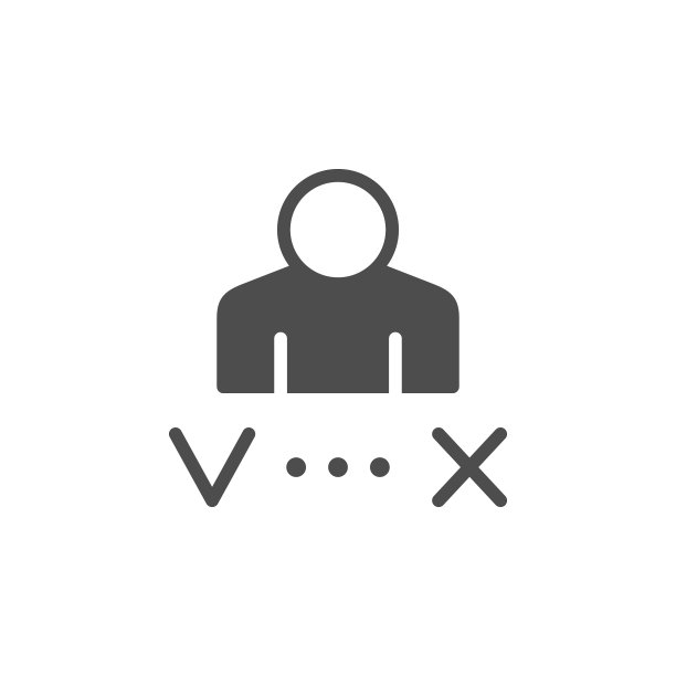 候选人批准和拒绝的字形图标图片下载