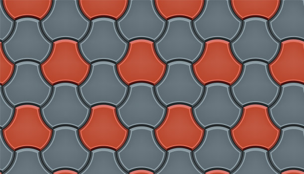 无缝模式的米兰鹅卵石铺装图片下载