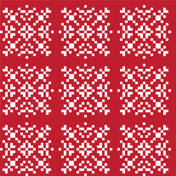 圣诞雪花集市岛无缝图案图片下载