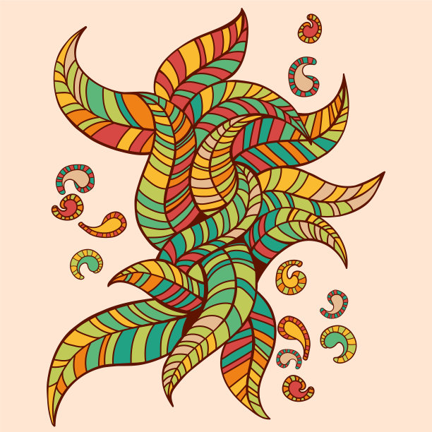 叶子图案图片下载