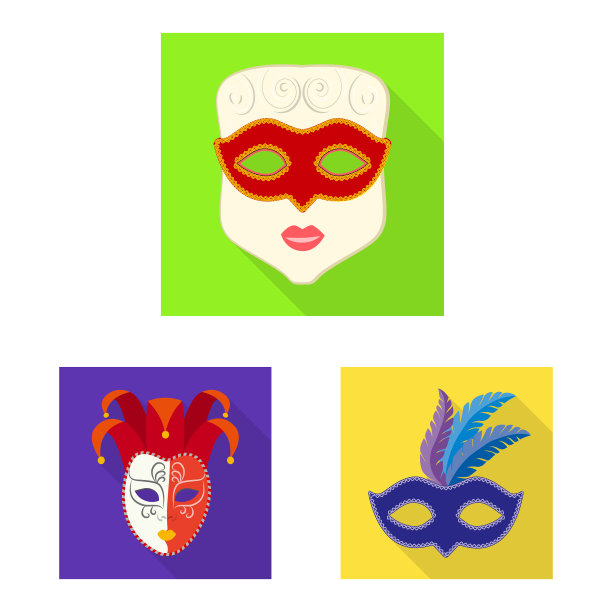 设计豪华和庆祝图标集图片下载