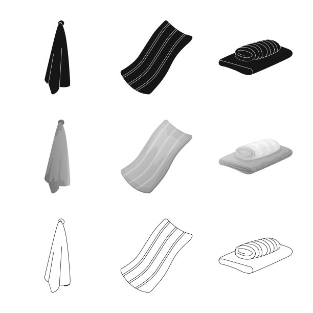 设计软而干净的标志集合图片下载