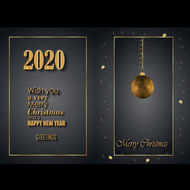 2020圣诞快乐背景图片下载