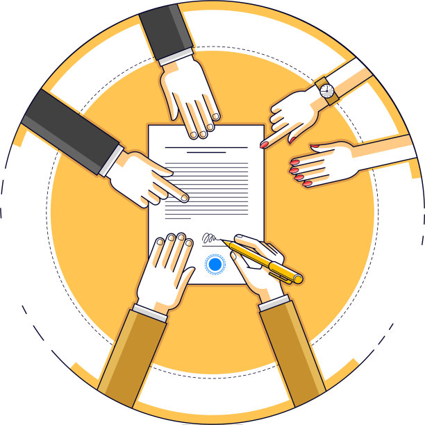 商人签银行财务表格钱图片下载