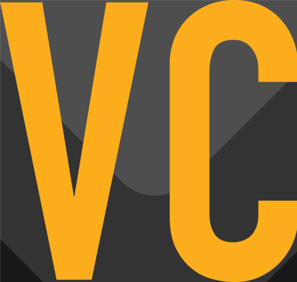 首字母vc黑色创意设计logo中图片下载