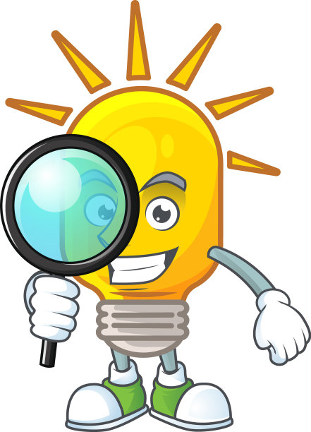 侦探偶像灯卡通人物与吉祥物图片下载