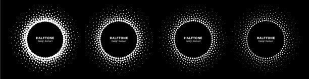 半色调图案圆点帧设置图片下载