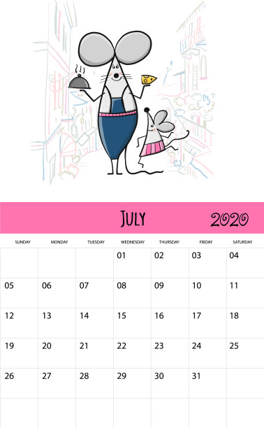 有趣的鼠标和旅行标志2020年图片下载