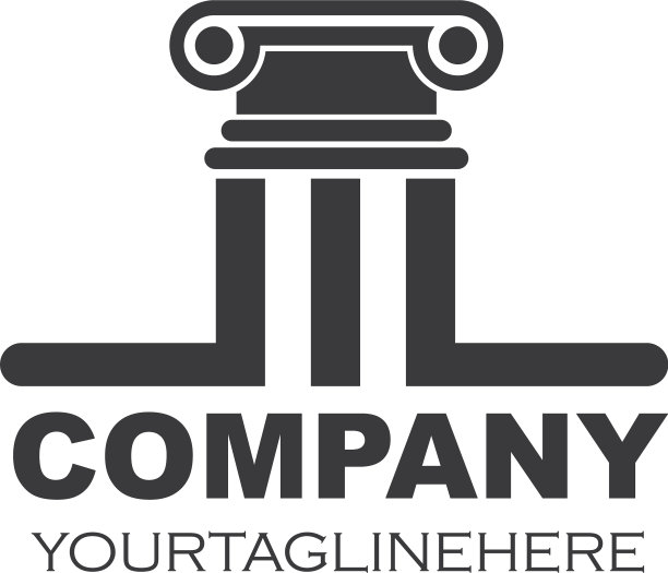 支柱标志模板图片下载