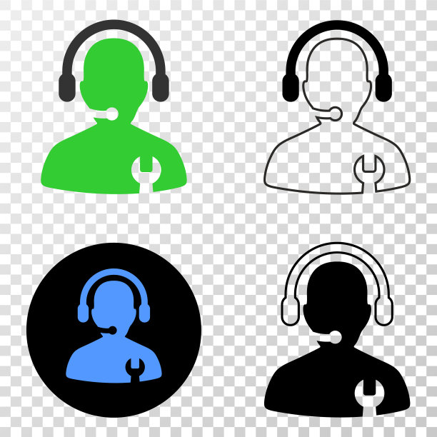 维修服务操作员eps图标与图片下载