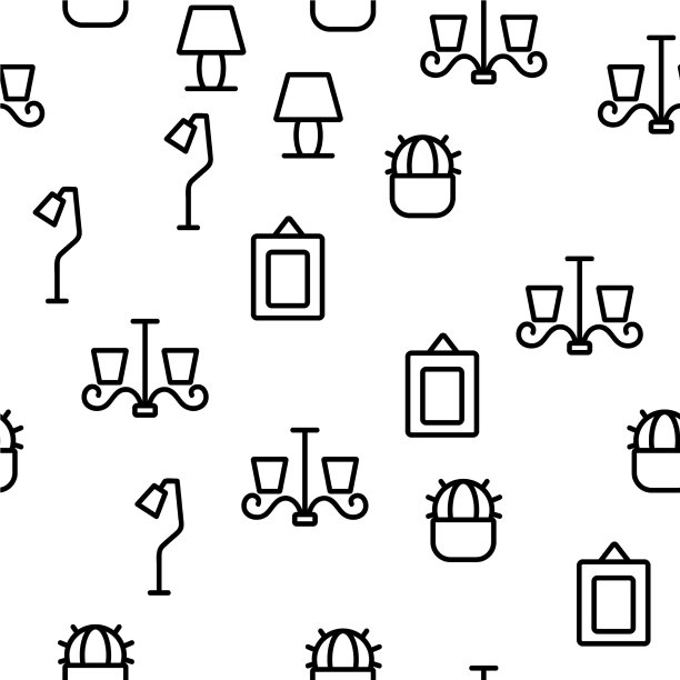 家居装饰无缝图案图片下载