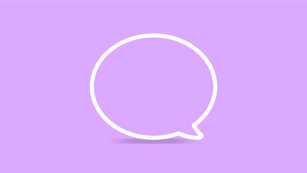 空洞的白色演讲泡泡单广告漫画图片下载