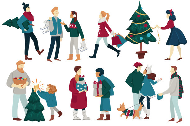 圣诞节和寒假的准备和图片下载