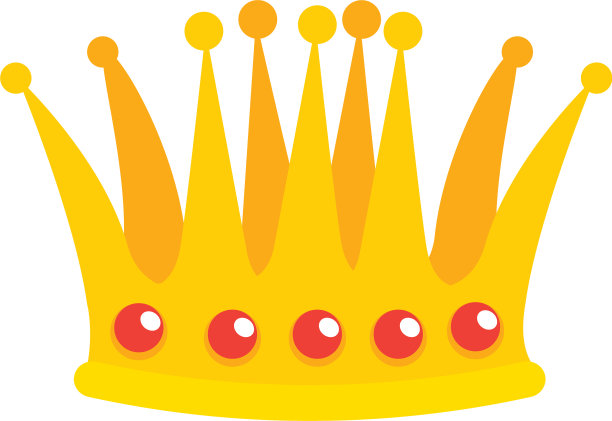 皇冠黄金皇家孤立的图标图片下载