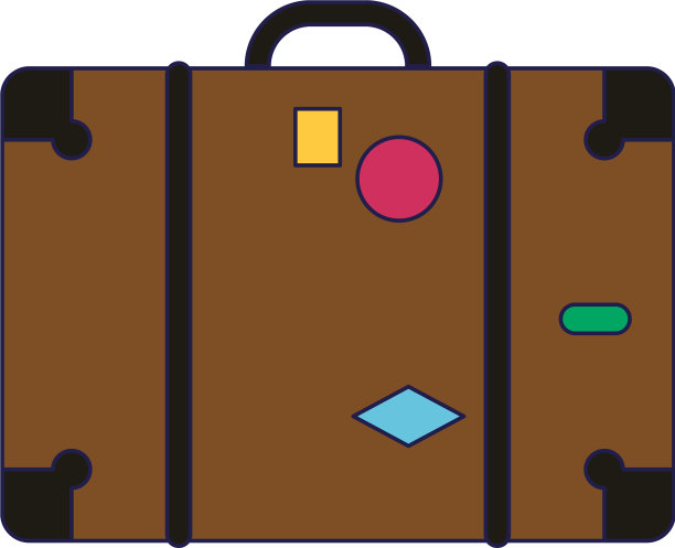旅行手提箱象征图片下载