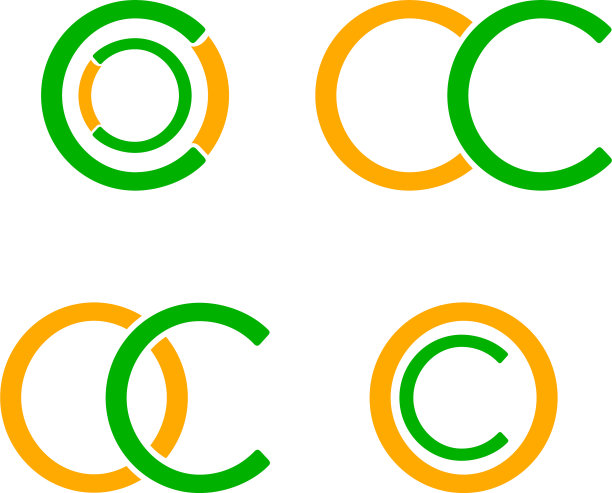 OC字母logo设计模板图片下载