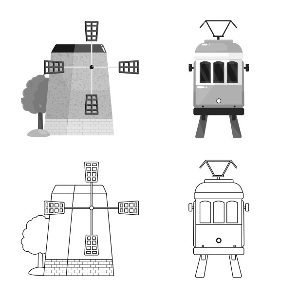 设计和历史标识集和图片下载