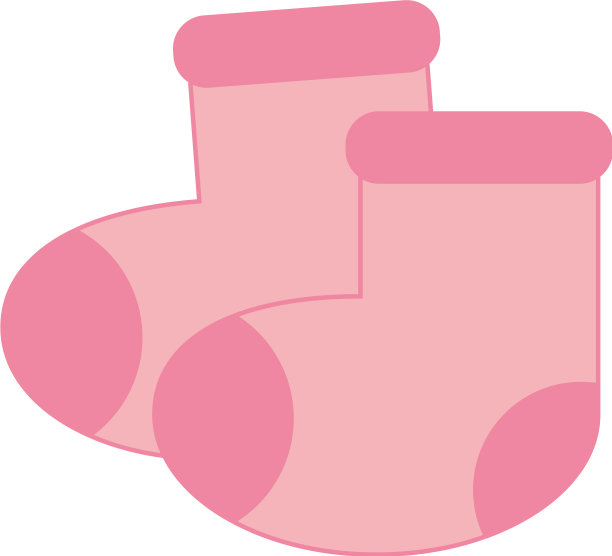 婴儿袜子元素图片下载