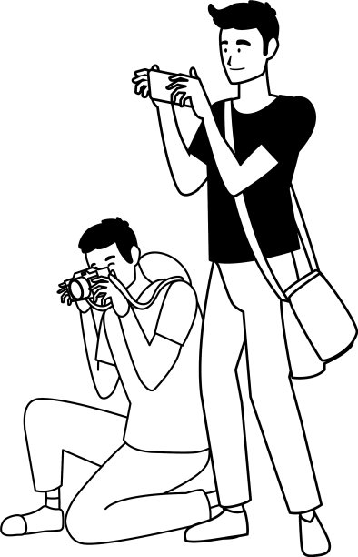 男士拍照设计图片下载