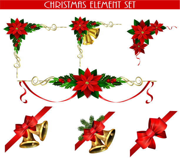 圣诞元素为您的设计图片下载