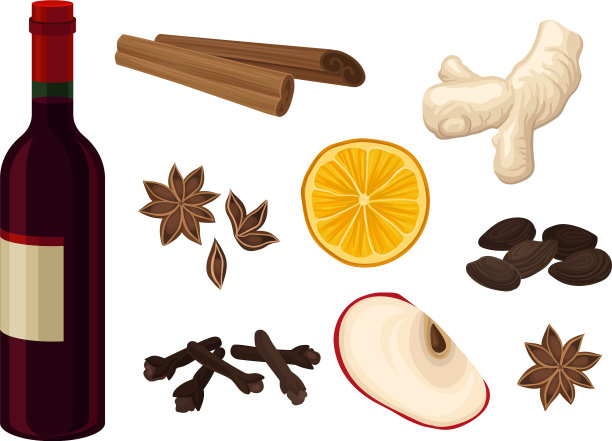 加热过的葡萄酒原料被单独设置图片下载