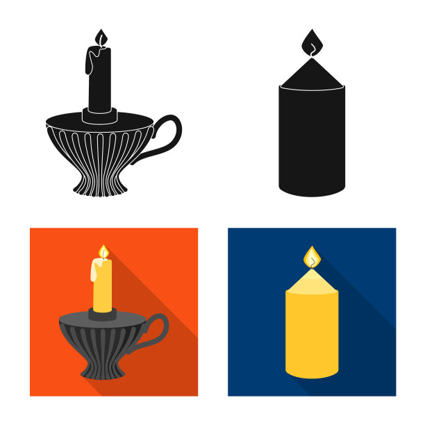 孤立对象松弛和火焰图标图片下载