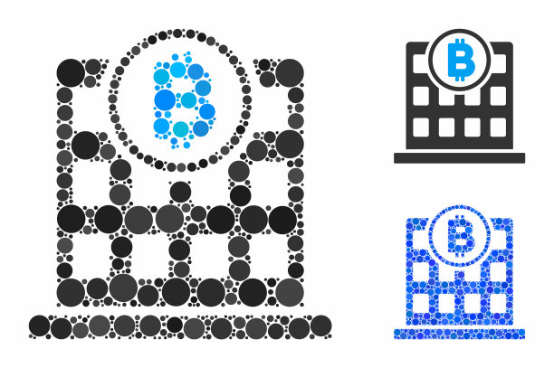 比特币办公室马赛克图标圆点图片下载